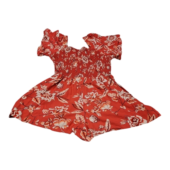 Eclipse Floral Red Jumpsuit - Picture 3 of 8